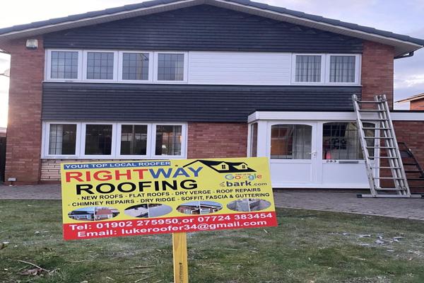 RightWAY Roofing — completed project